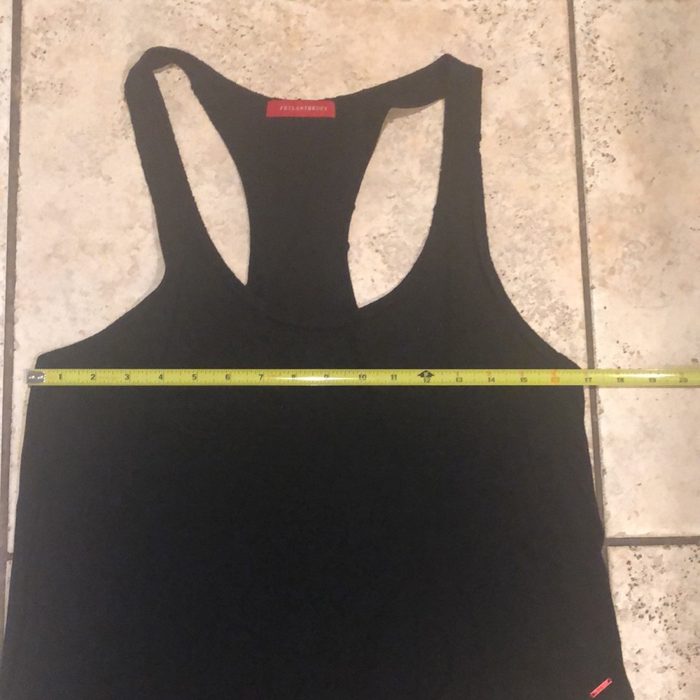 n:Philanthropy Distressed Razor Back Tank Top - Picture 5 of 9